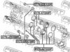 TOYOT 0447920310 Repair Kit, brake caliper
